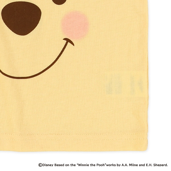 🇯🇵預訂 日本直送🇯🇵Winnie the pooh小熊維尼大面部印花短袖T恤
