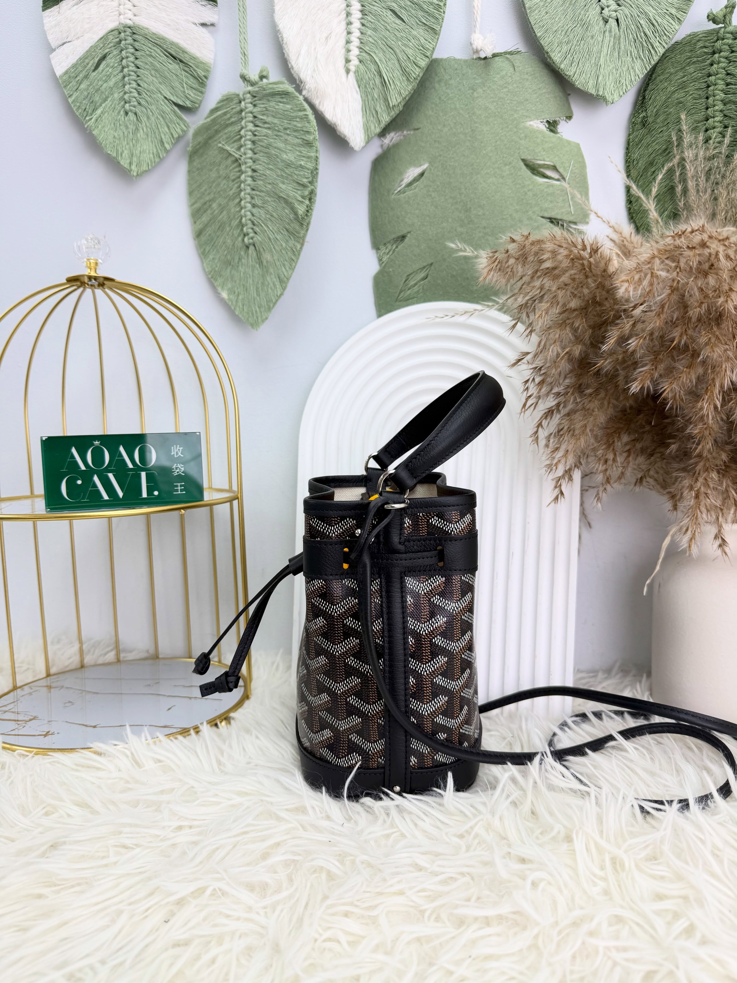 Goyard👜閑置品✨2025新款黑色手提 迷你水桶包 有塵袋x2 紙袋🖤