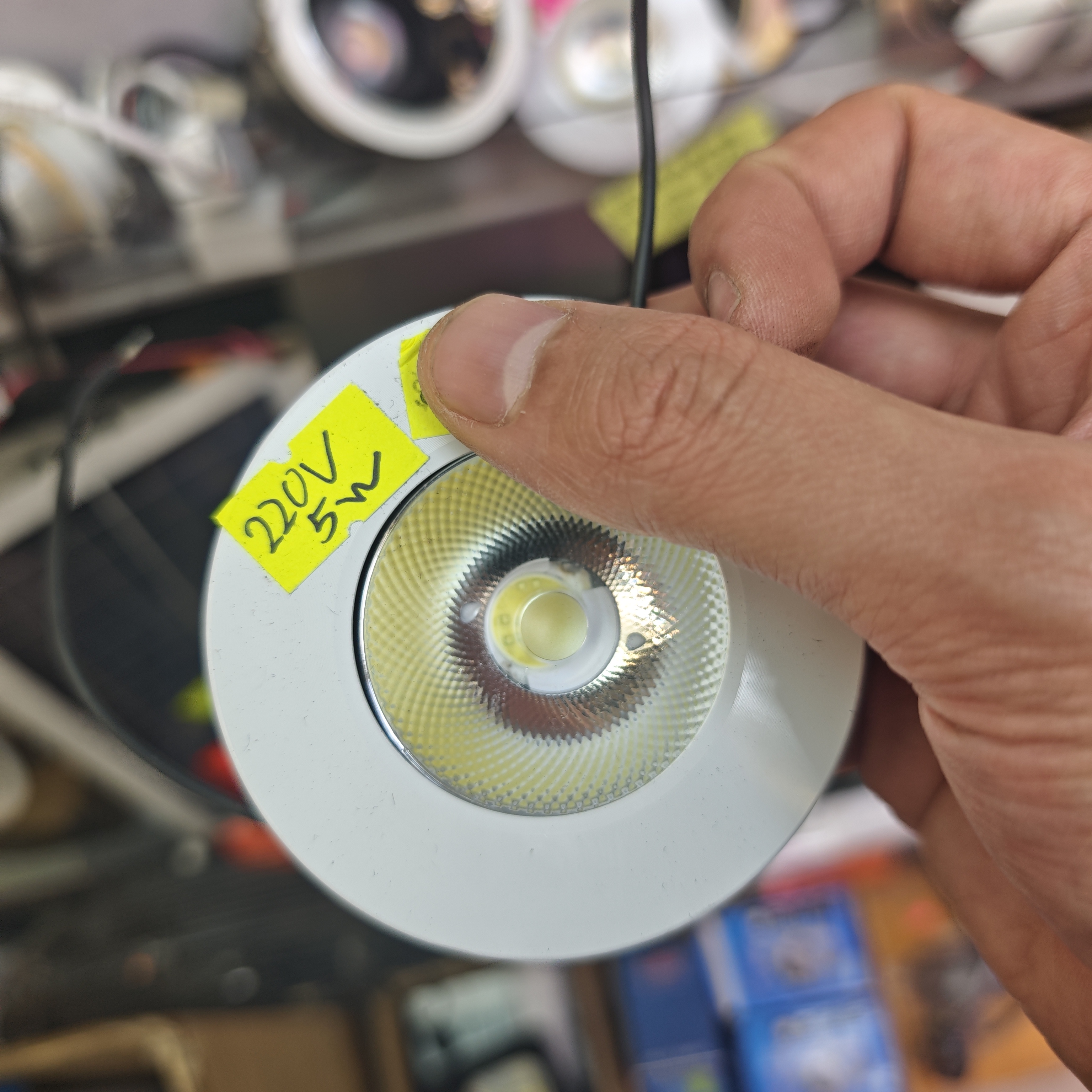 白邊 磨砂面 5W嵌入式射燈