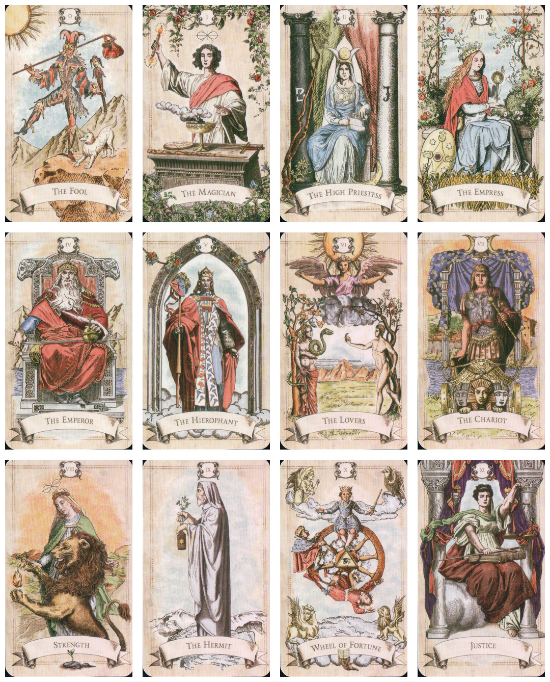 Old Style Tarot 老式塔羅牌