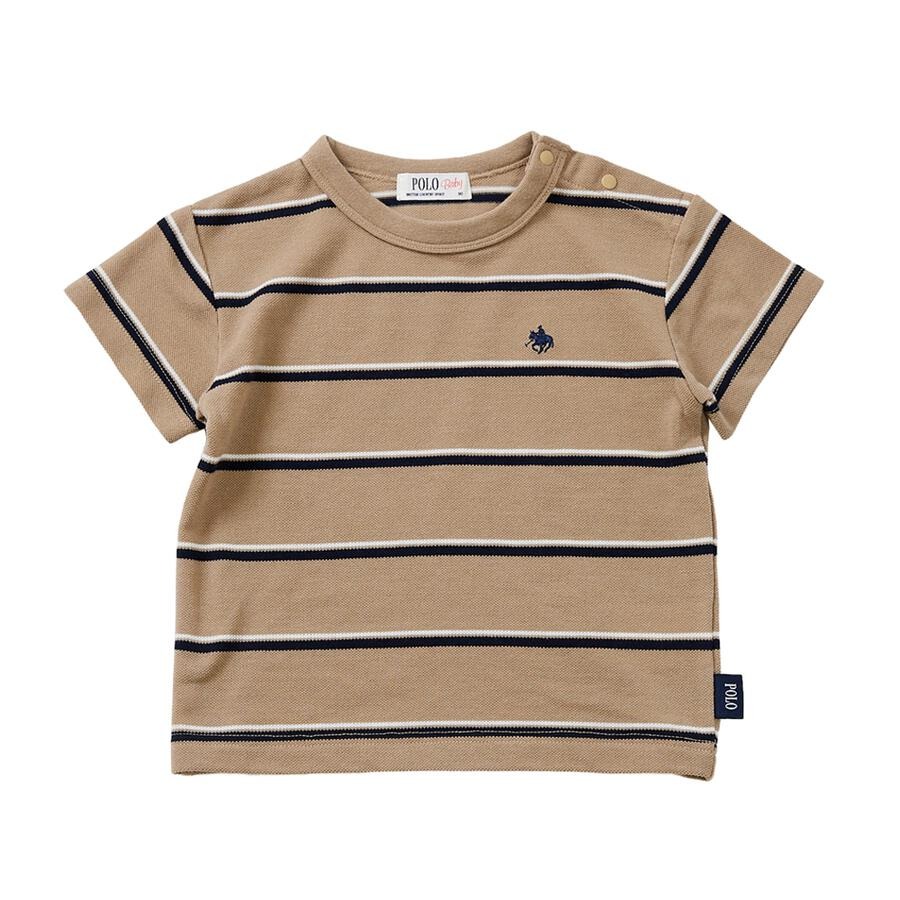 Polo Baby 間條短袖 4色可選 80/90cm