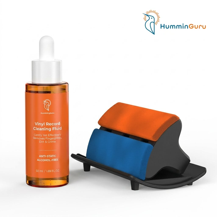 HumminGuru I-Brush Vinyl Record Cleaning Kit