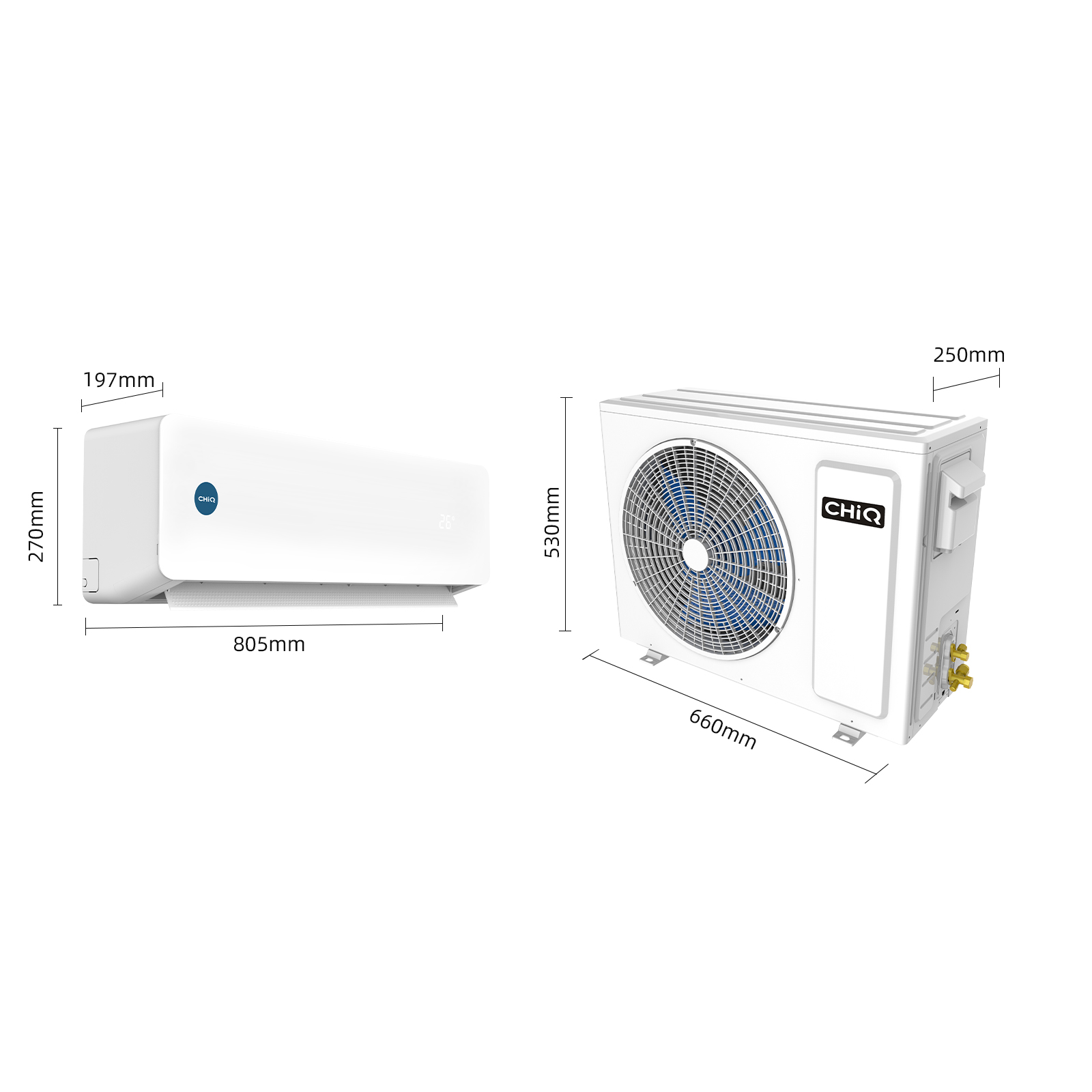 CHiQ 1.0HP R32 Non-Inverter Air Conditioner (CSC-09DDAPRO)