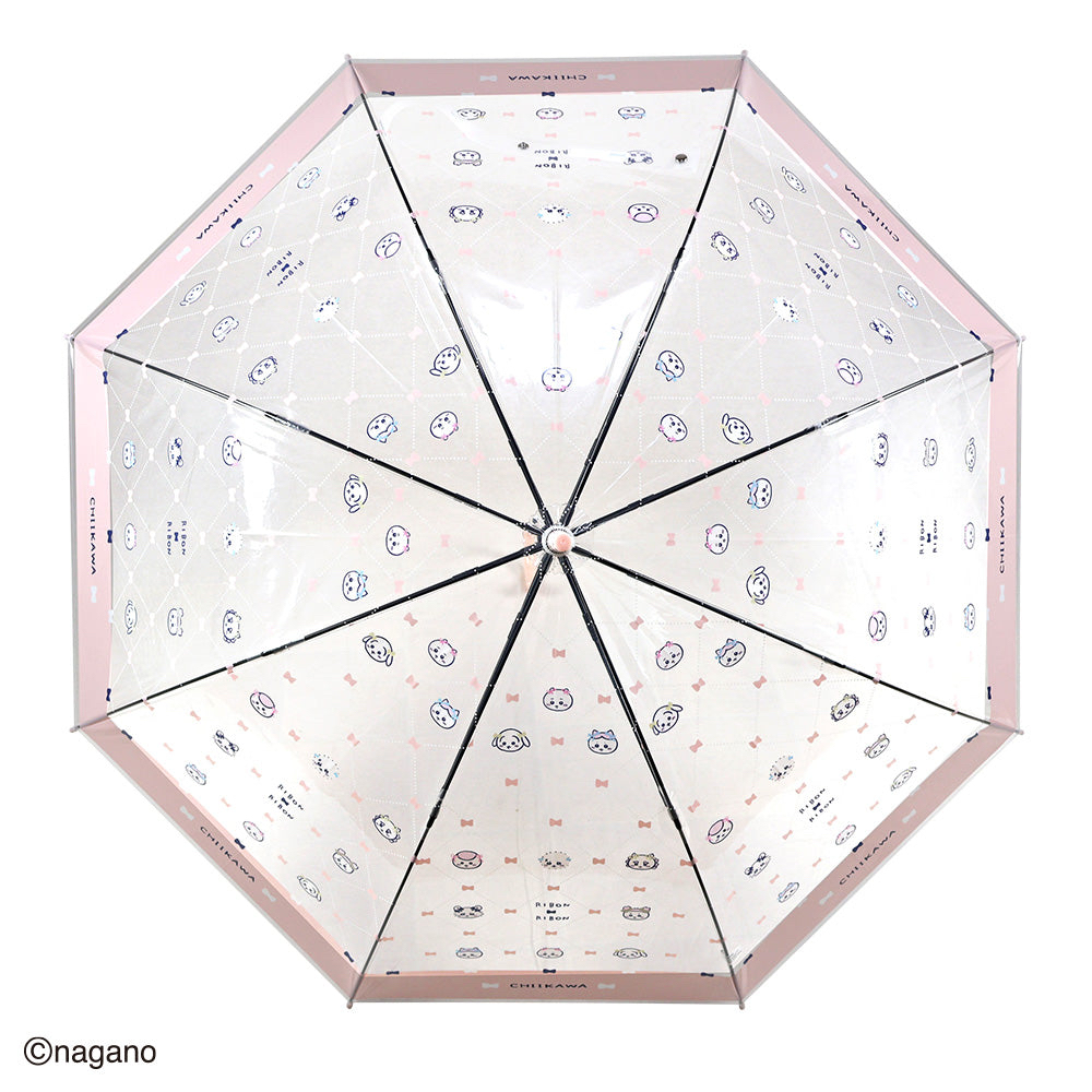 🎀【預訂】 Chiikawa 長膠明雨傘58cm 蝴蝶結