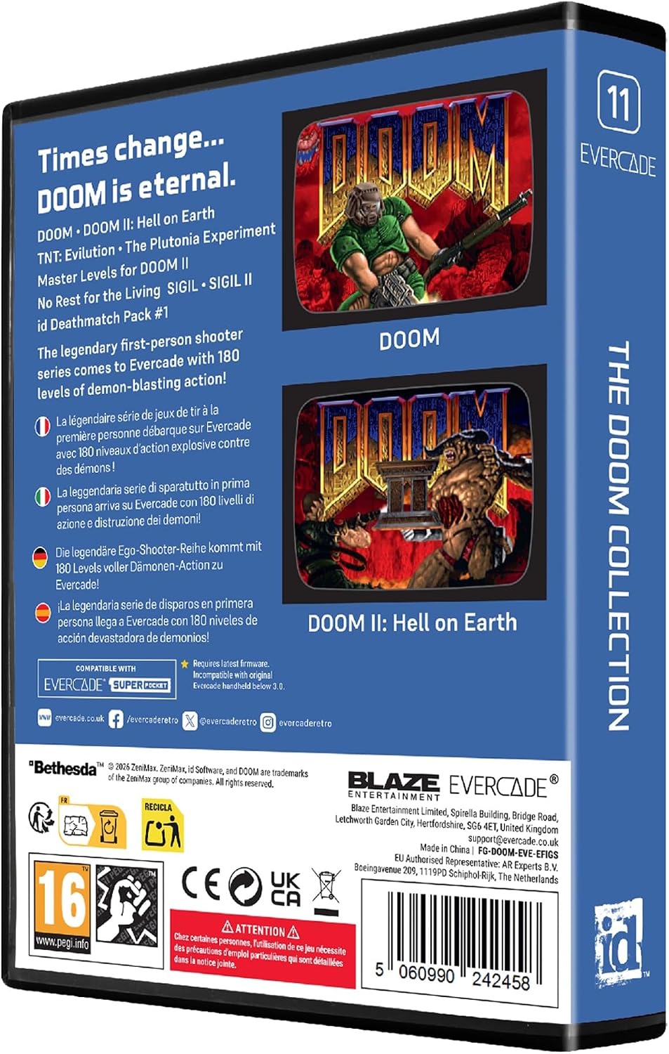 【預售 30/ 10 】 Evercade The Doom Collection 毀滅戰士合集 ( XLMS0833 )
