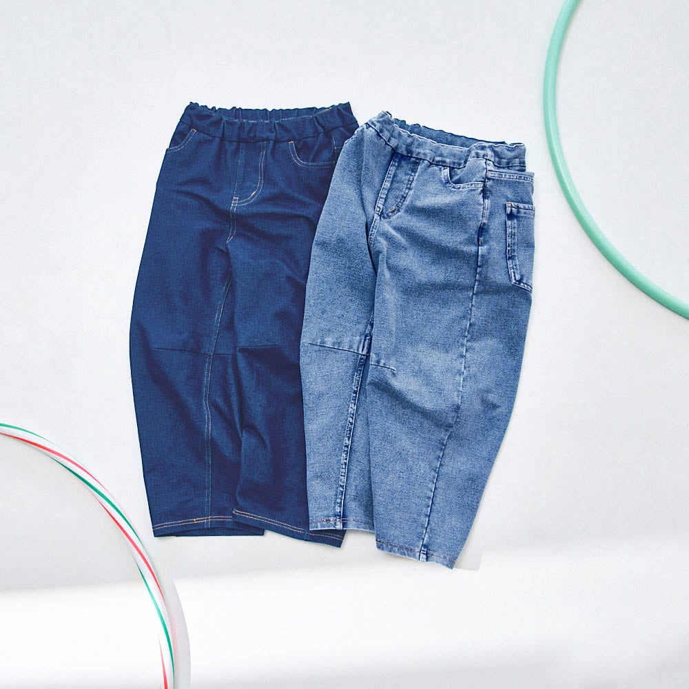 🆕【⭐訂購⭐】 🇯🇵日本直送🌀柔軟針織牛仔筒褲［2款選］🌀[ELBA-0069][260308]