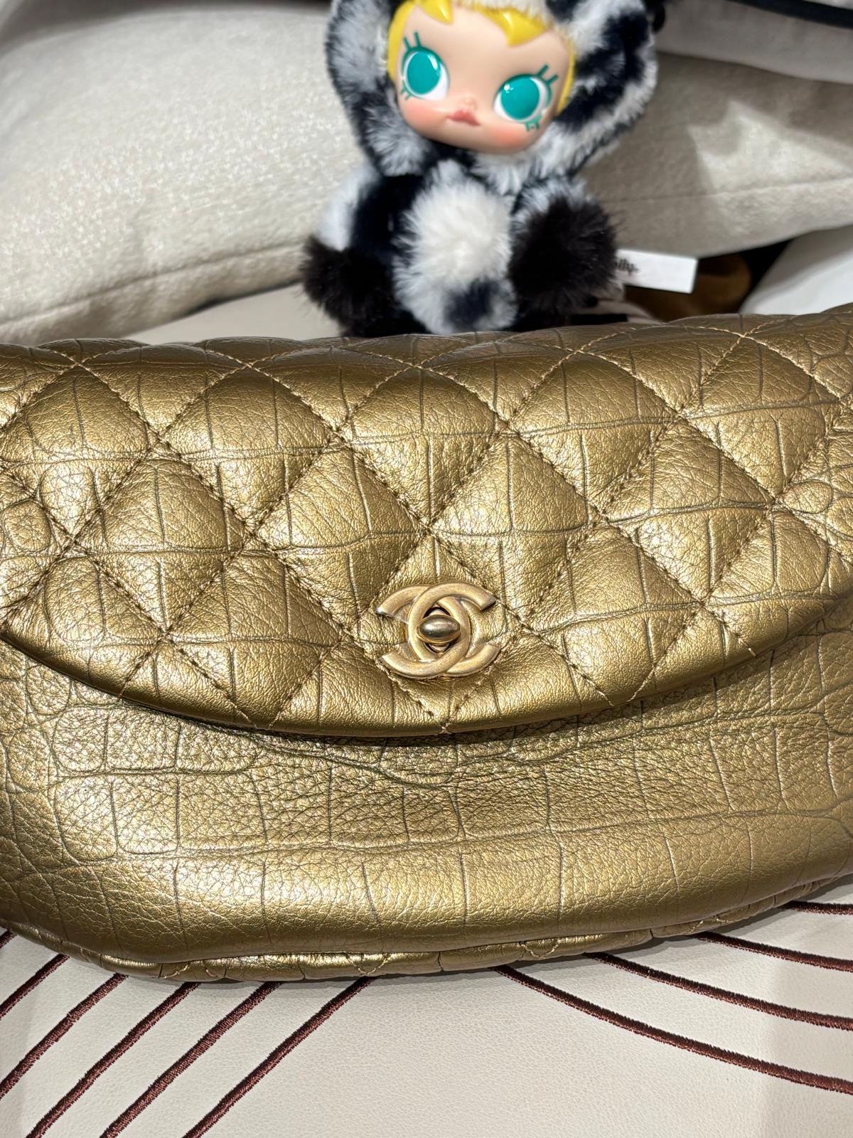 未使用品 Chanel belt bag 鱷魚紋牛皮 100%Authentic , Unused未使用品 ✅28貼✅dust bag 