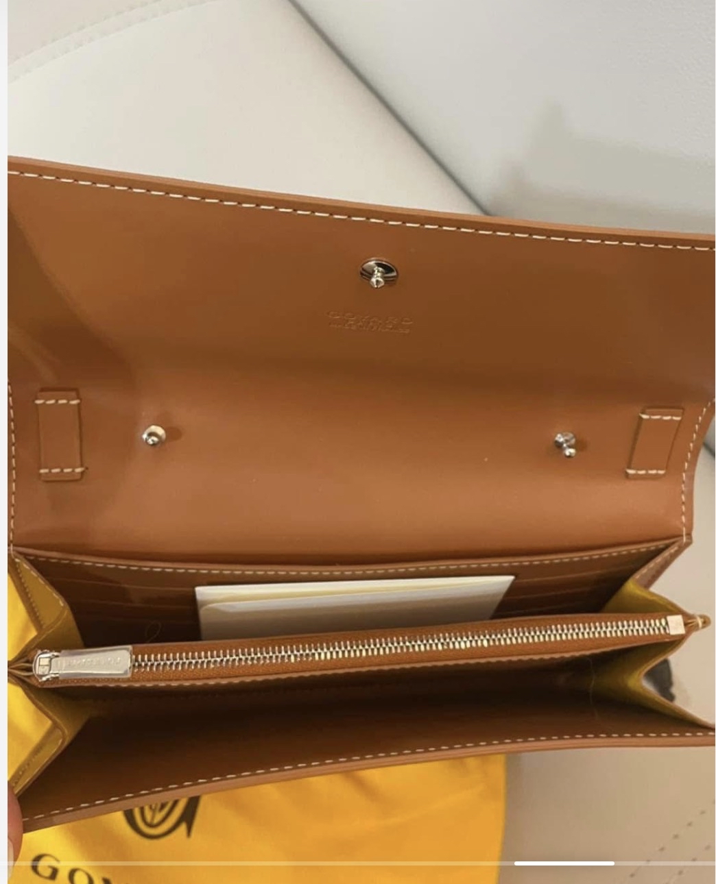 GOYARD 經典印花斜挎錢包