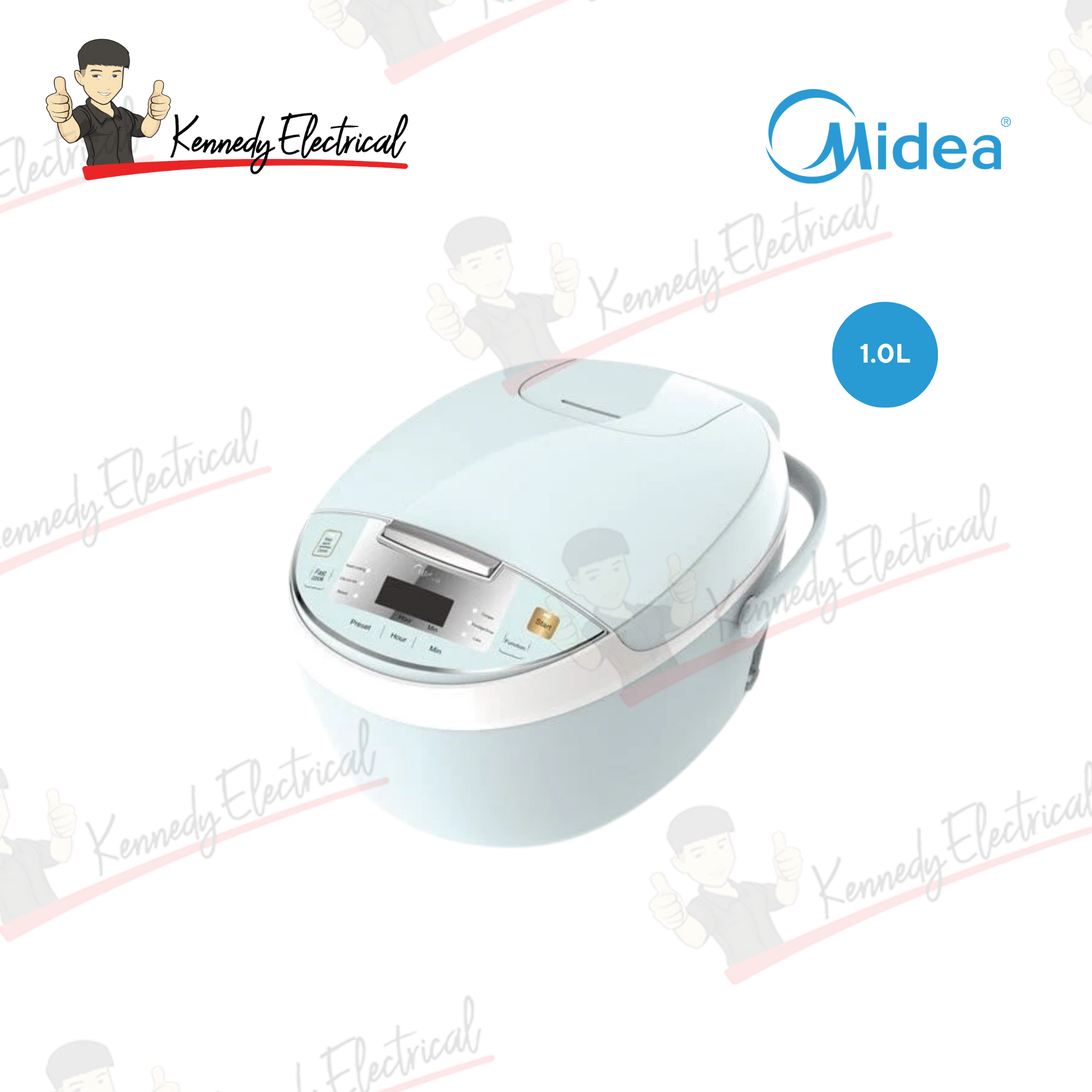 Midea 1.0L Digital Rice Cooker Blue (MB-FS10-GN)