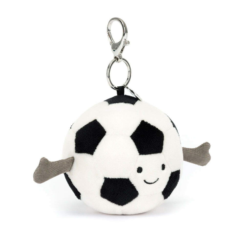 JELLYCAT Amuseables Sports Football Bag Charm 足球鎖匙扣