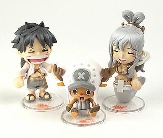《BEAMS限定版》日版 海賊王 one piece BEAMS X @be.smile NEGAI 景品 figure 路飛 白星公主 喬巴  （盒況如圖）限量版