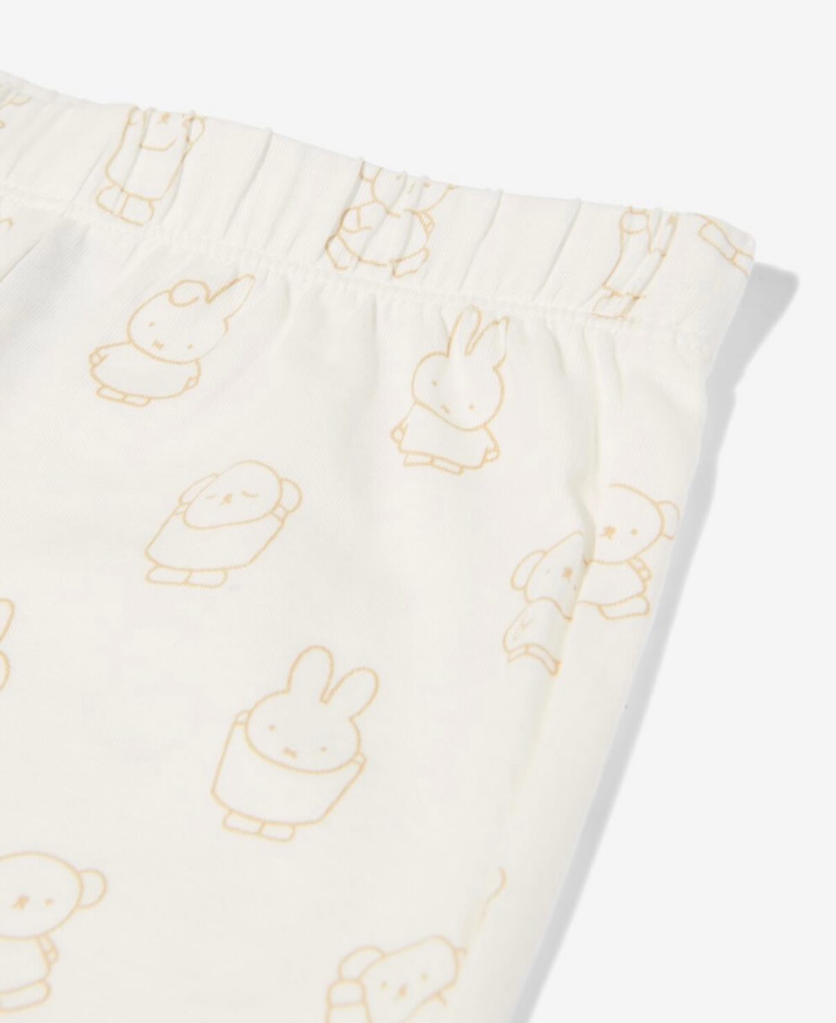 Miffy baby pajamas set (beige)