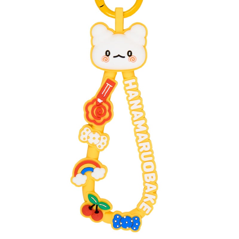 現貨｜Sanrio Hanamaruobake 花丸鬼鬼 日版 橡膠繩 鎖匙扣 (82973-1)