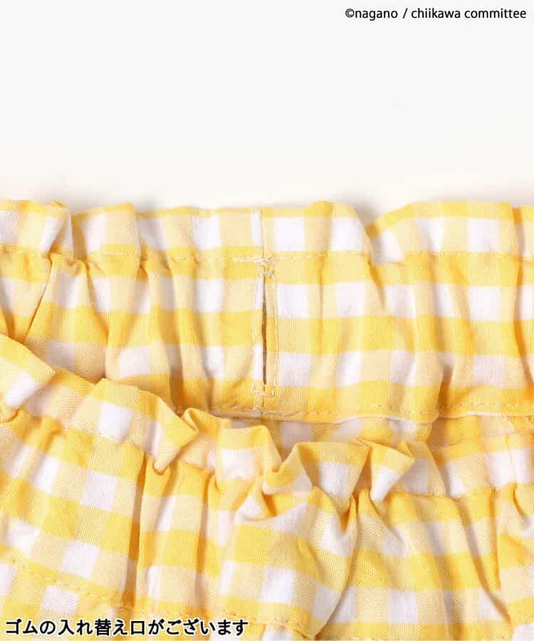 🇯🇵預訂 日本直送🇯🇵Apres les cours x Chiikawa系列兩色人物刺繡格紋荷葉邊短褲