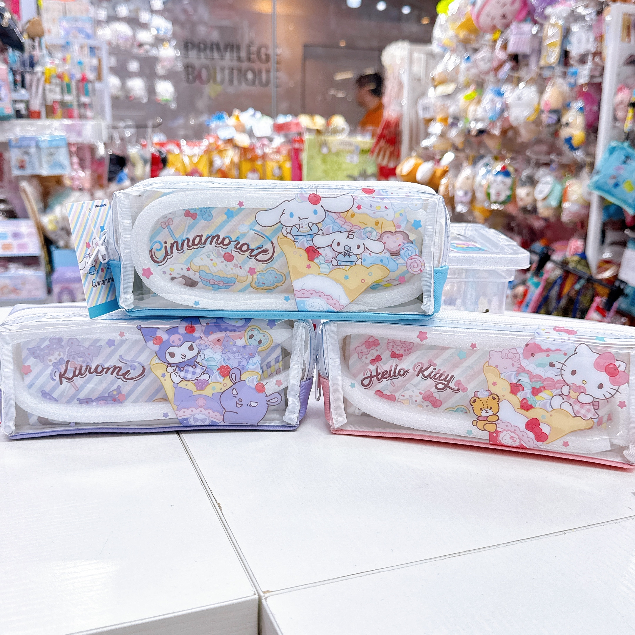 日本直送日本版sanrio雙層大容量筆袋