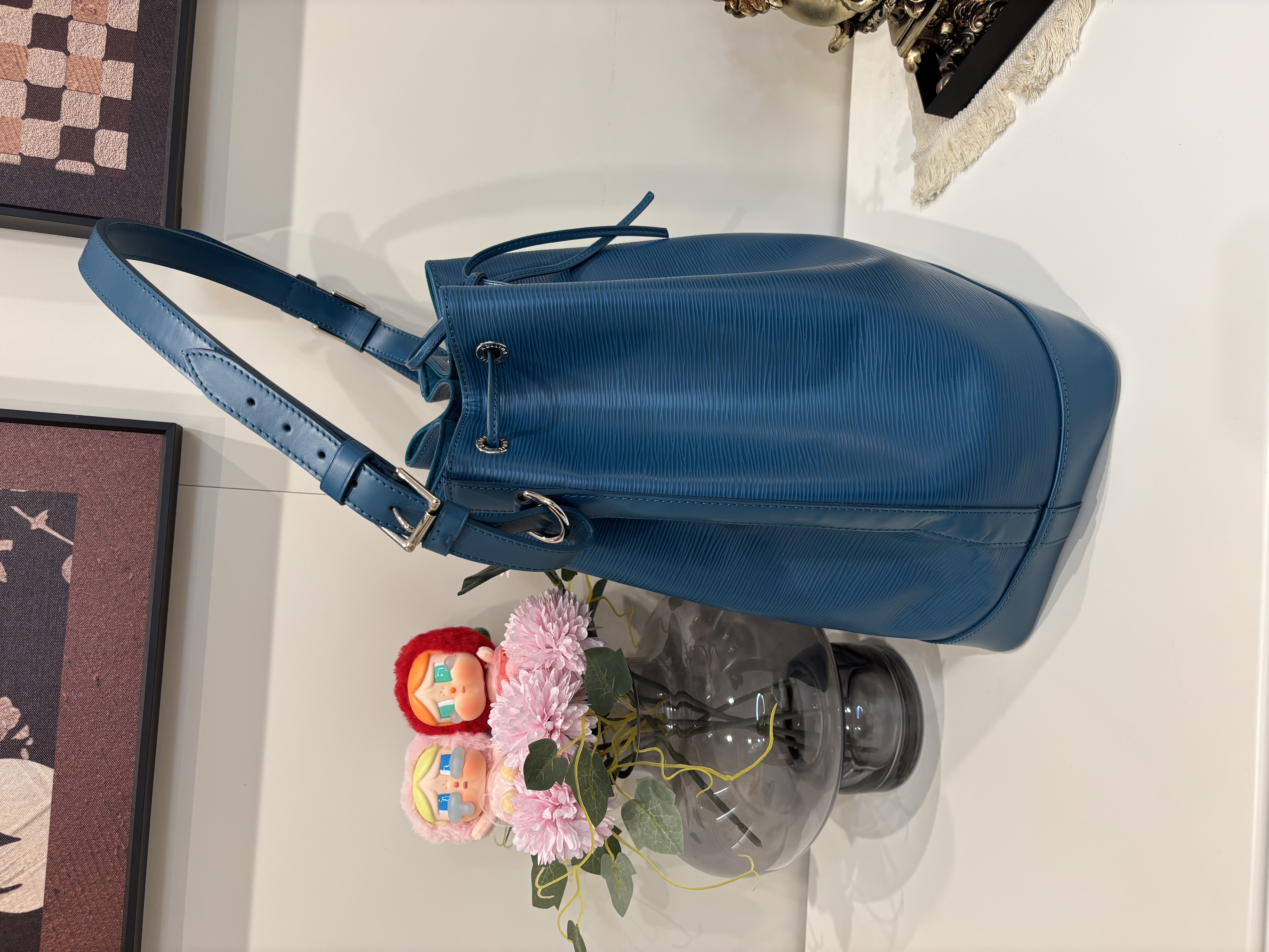 Lv Noe mm bucket bag epi leather 100%Authentic, 95%new ✅Dust bag