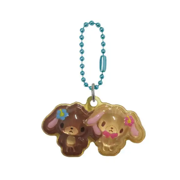 Sanrio 滴膠迷你掛件 黑皮夏威夷風 Sugarbunnies 