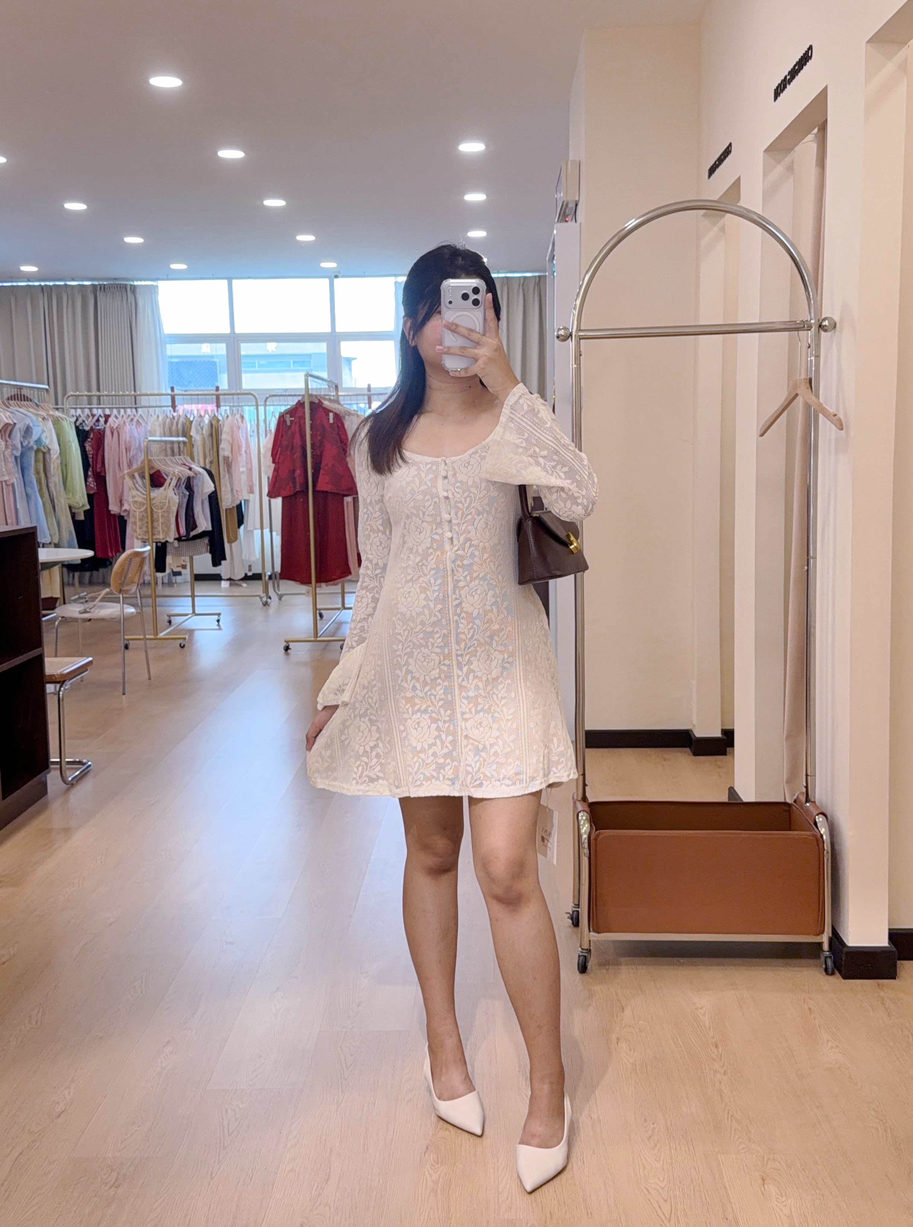 3507C长袖连身短裙