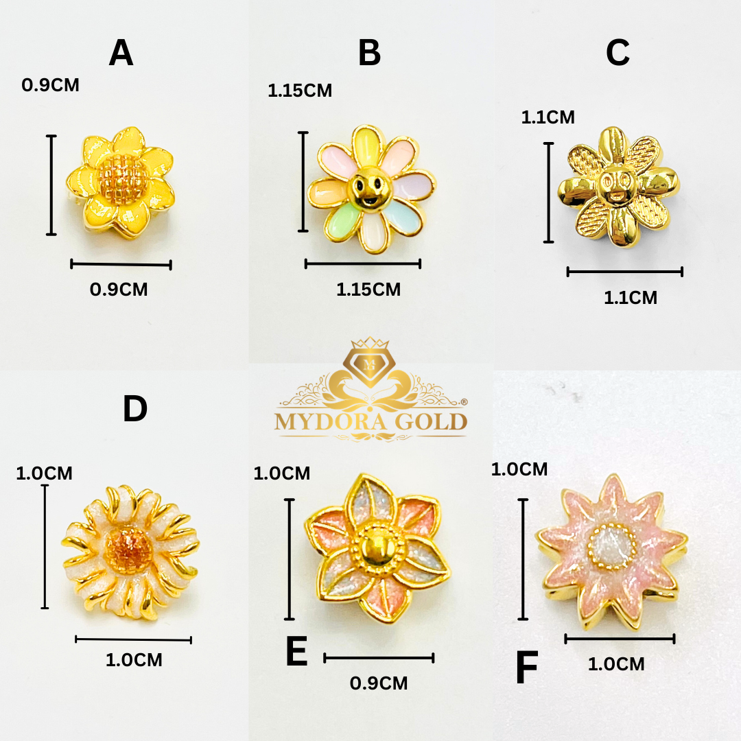 MYDORA Bead Blossom Enamel Series (5G) | EMAS 916/22k