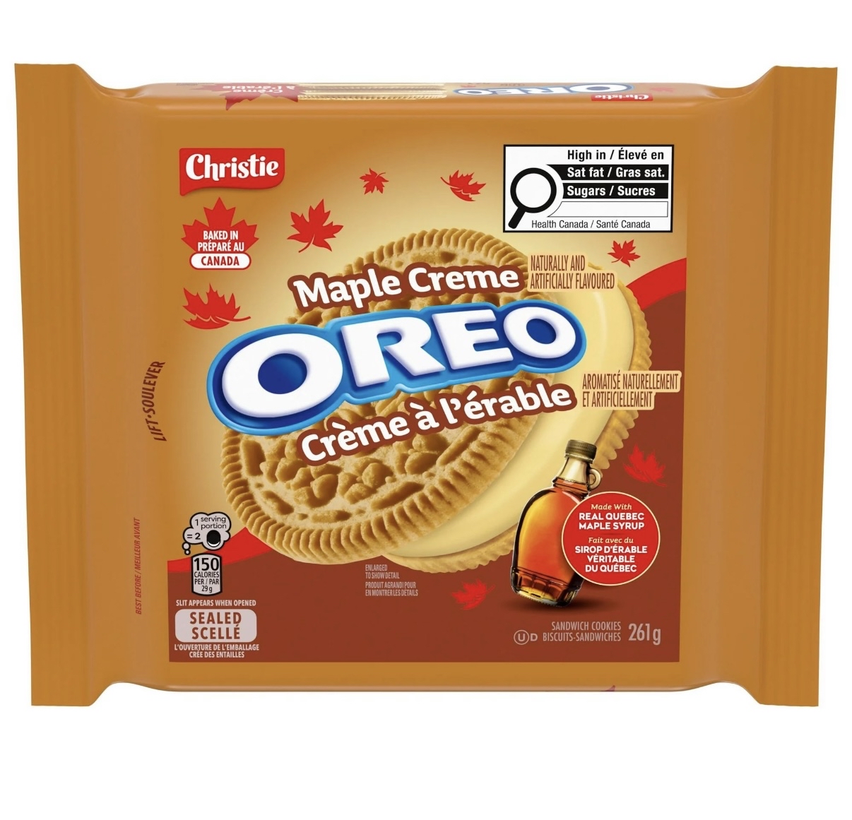 加拿大直送  🇨🇦加拿大限定口味 Oreo 楓糖忌廉夾心餅乾 