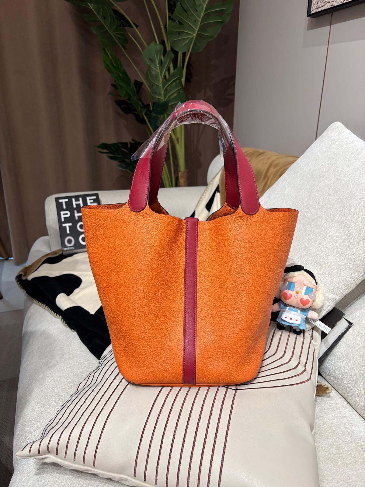 Hermes Picotin 26, STAMP X 100%Authentic,95%new ✅key lock✅dust bag