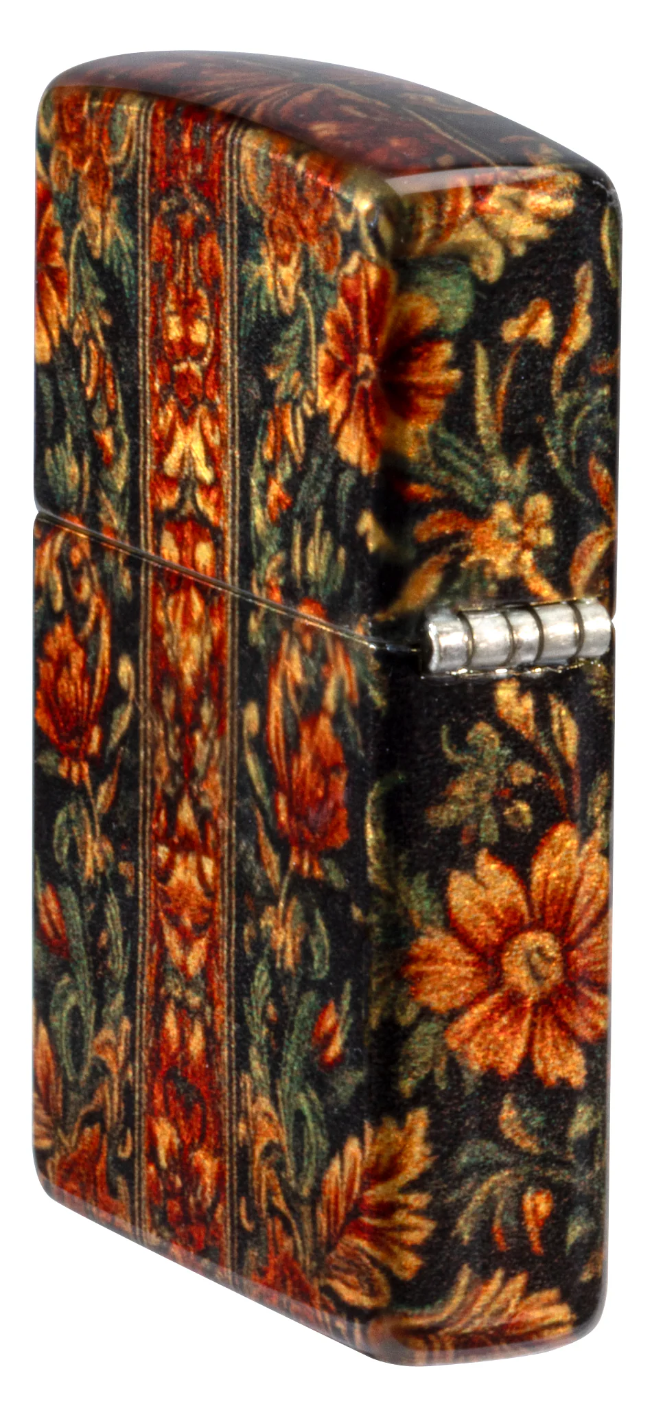美國製造 | Zippo指定經銷商 Zippo Lighter 大麻葉和花設計 打火機 Cannabis Tapestry Leaf and FLower Design Lighter 47139