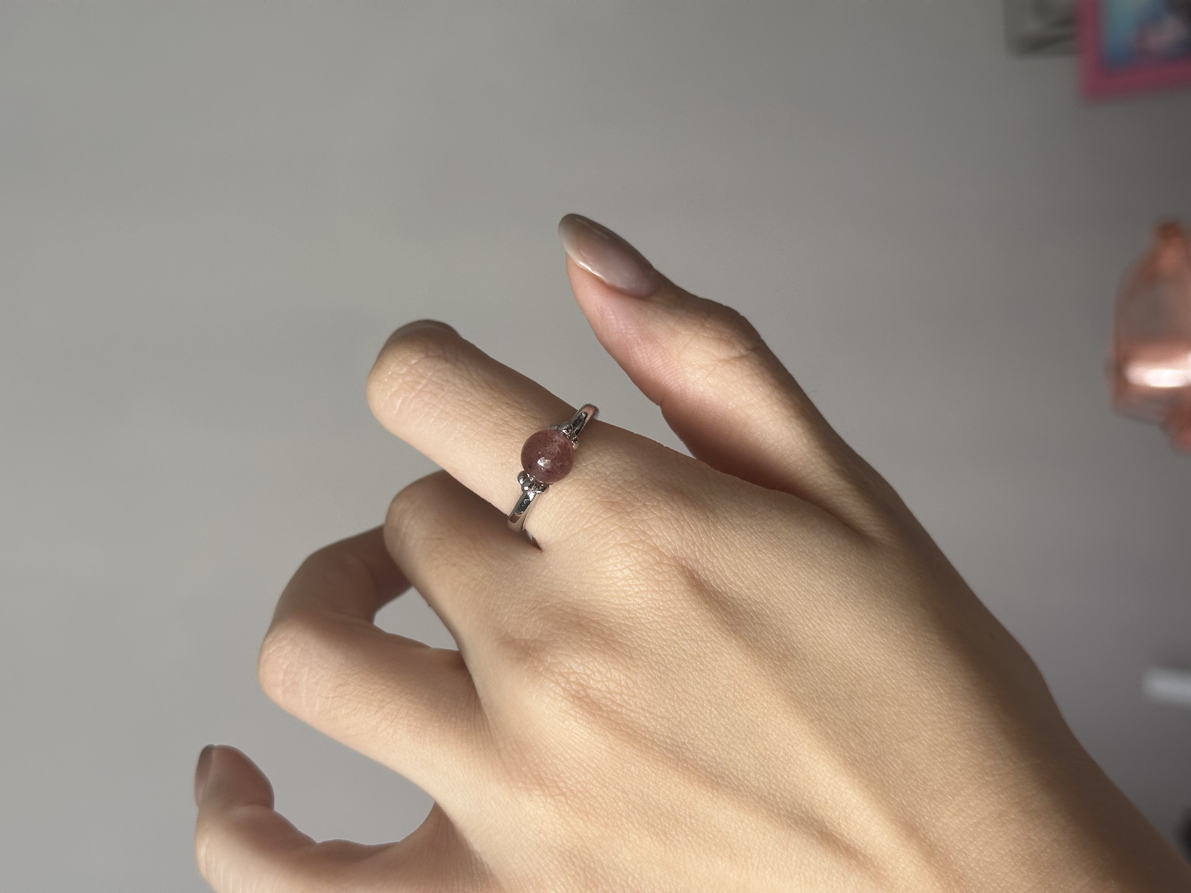 草莓晶戒指 ｜ Strawberry Quartz Ring