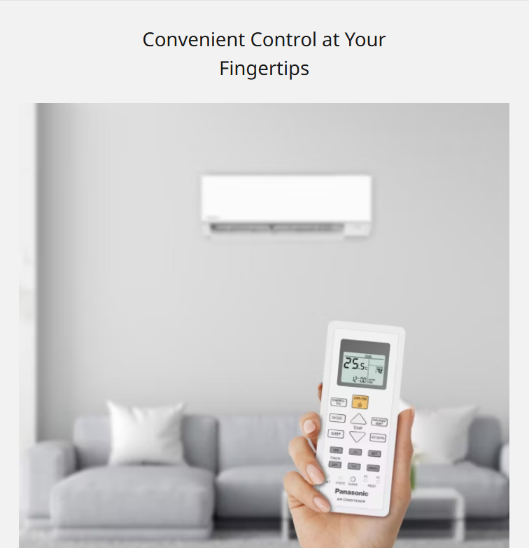 Panasonic 2.5HP Standard Non-Inverter Air Conditioner (CS-PN24XKH-1)