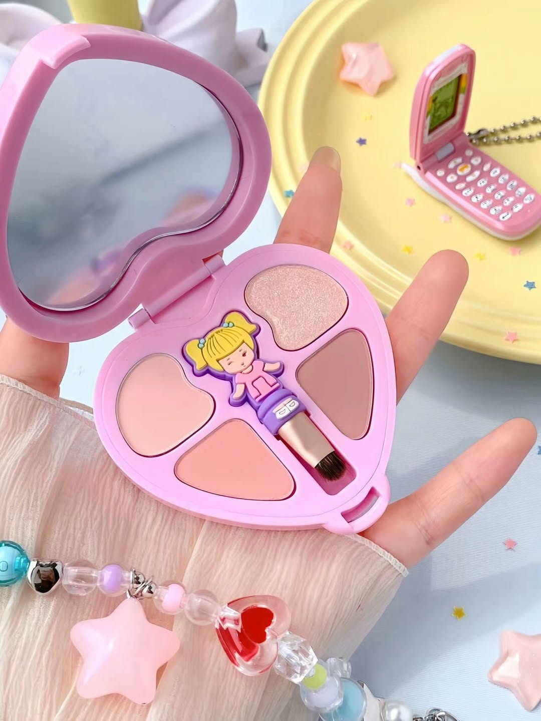 《Early Bird》Little Shadow Palette 四色眼影盤｜Polly Pocket X dasique (26142-P）