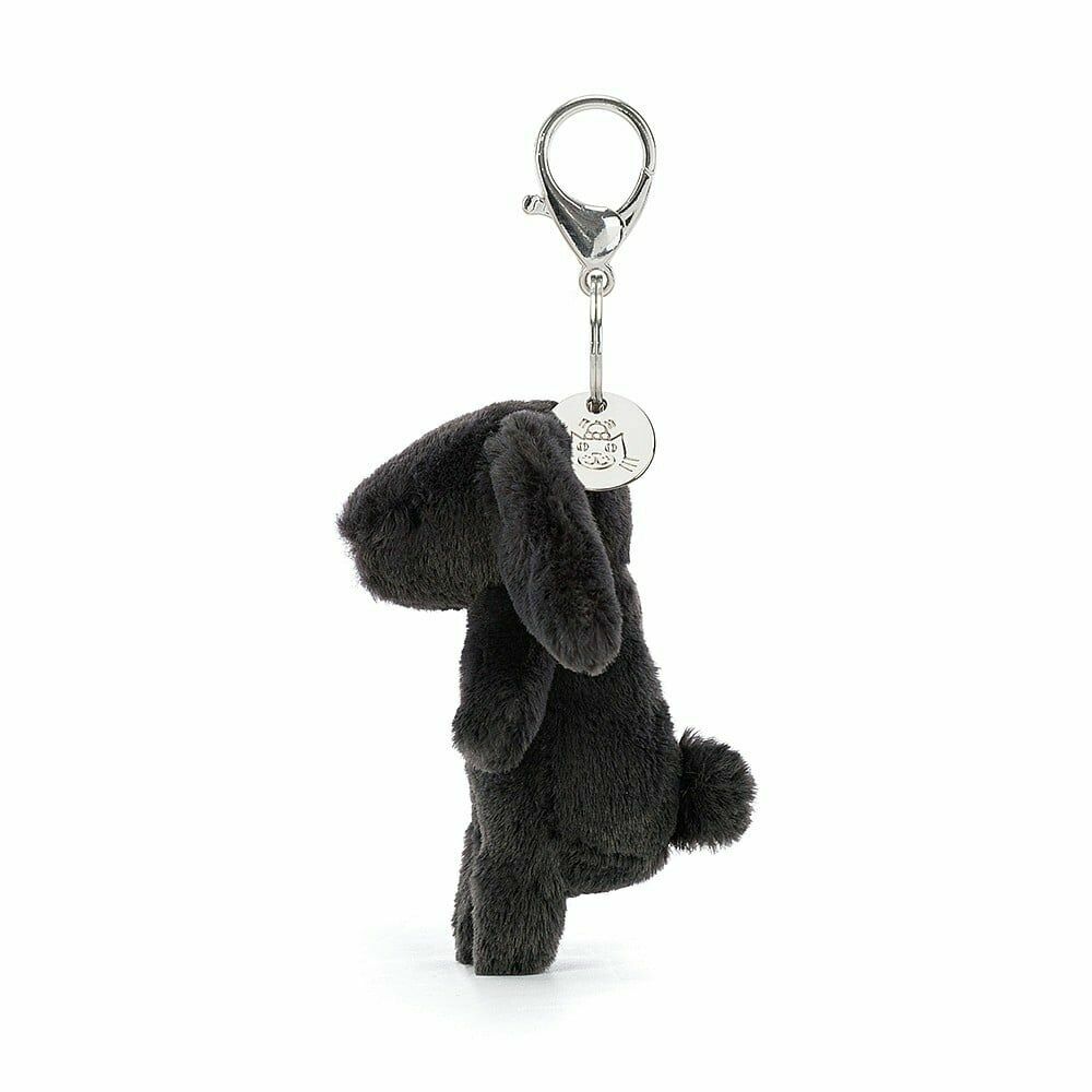jELLYCAT Bashful Bunny Inky Bag Charm  黑兔吊飾 (Retired)