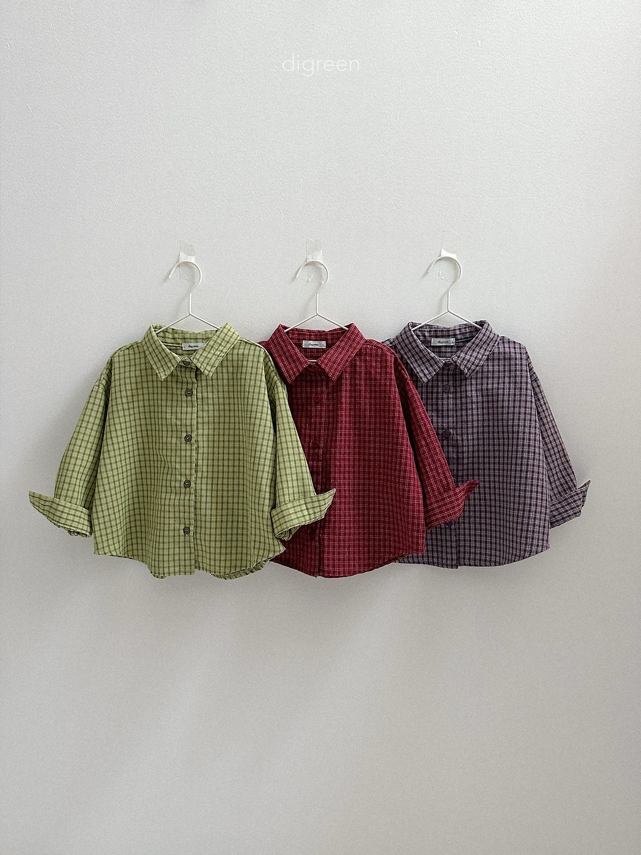 Digreen | picnic check shirt 