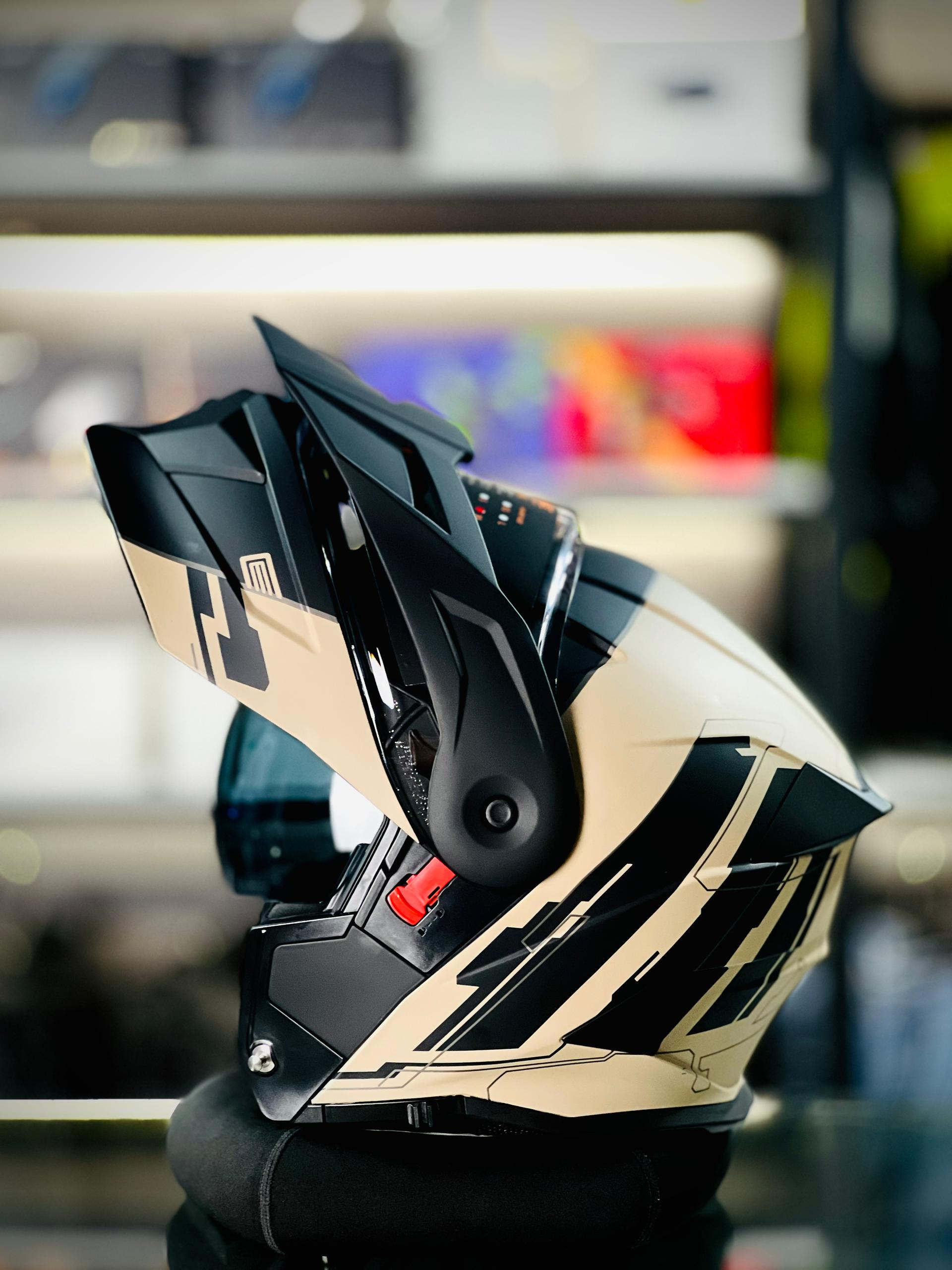 ORIGINE ADVENTURE CYBORG Helmet | Flip Up Touring Helmet | Stylish & Comfortable | ECE 22.06