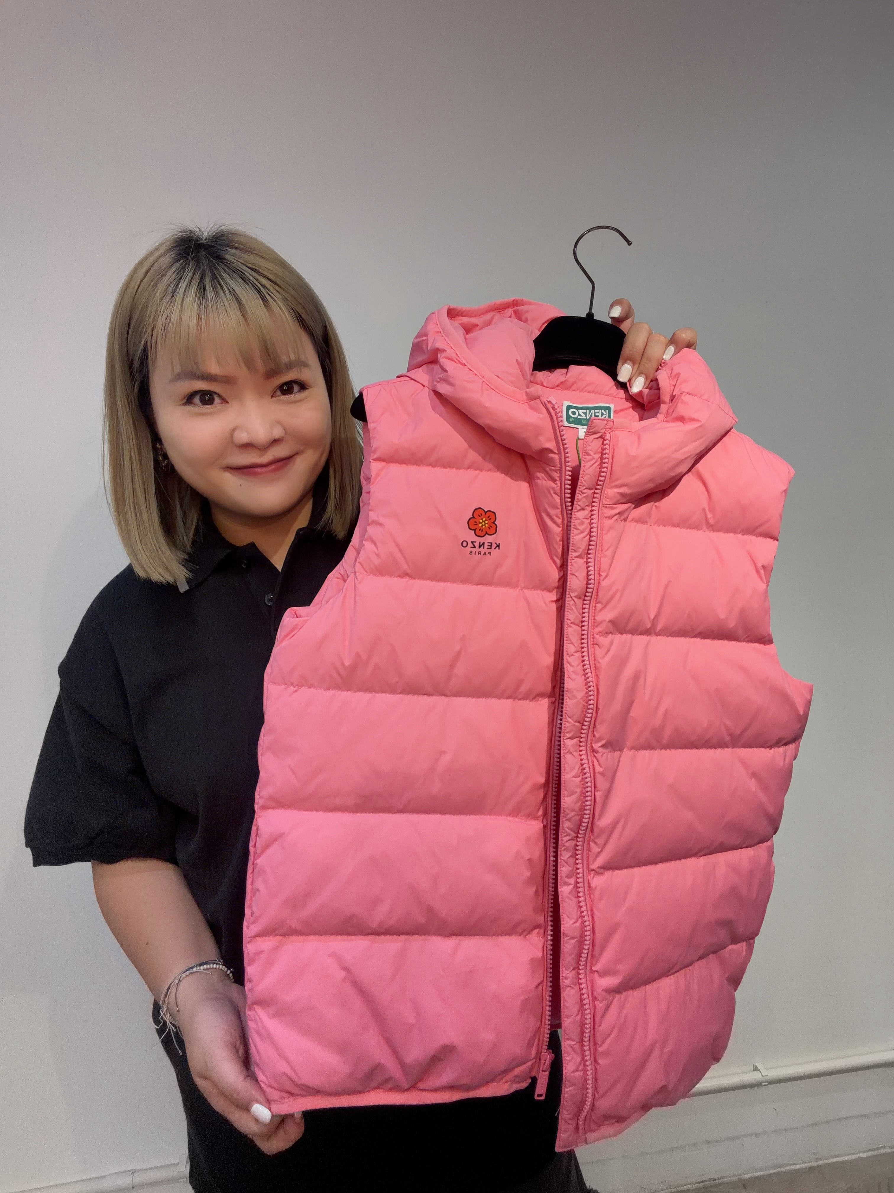 Kenzo 14Y中童羽絨背心外套