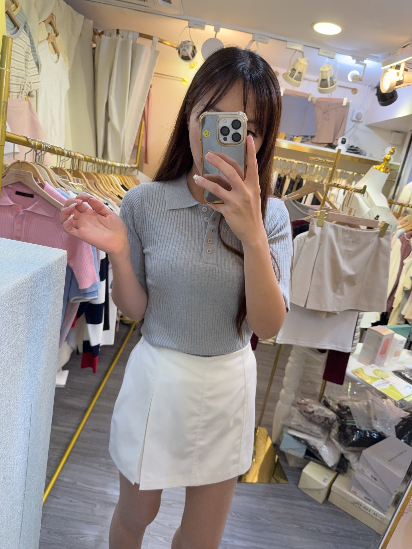 彈性直紋上衣🩷有領🌸肉肉囡或瘦小女生都非常之適合