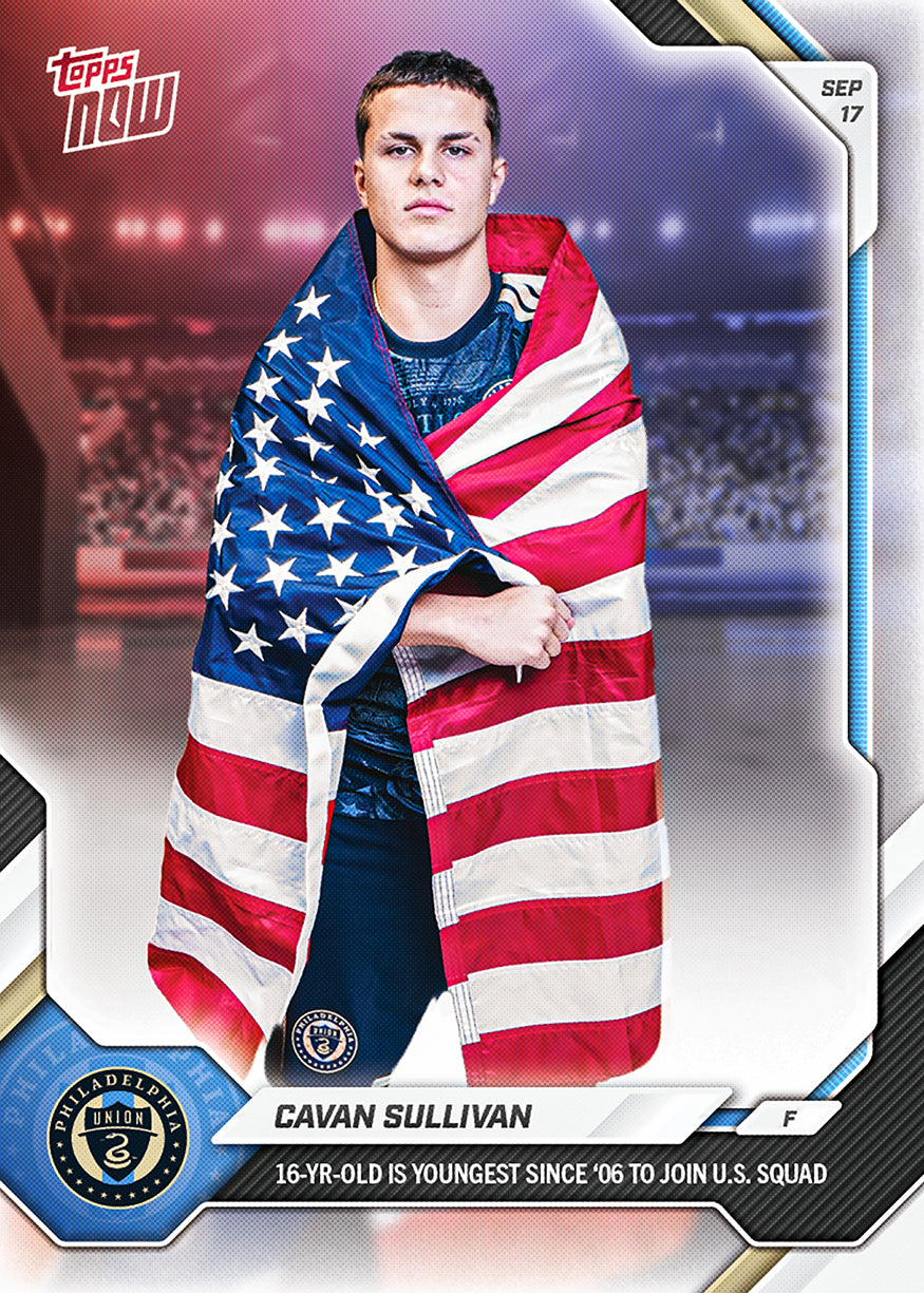 Cavan Sullivan - 2026 MLS Topps NOW TCNS 美國大國腳徵召紀念卡【團購】