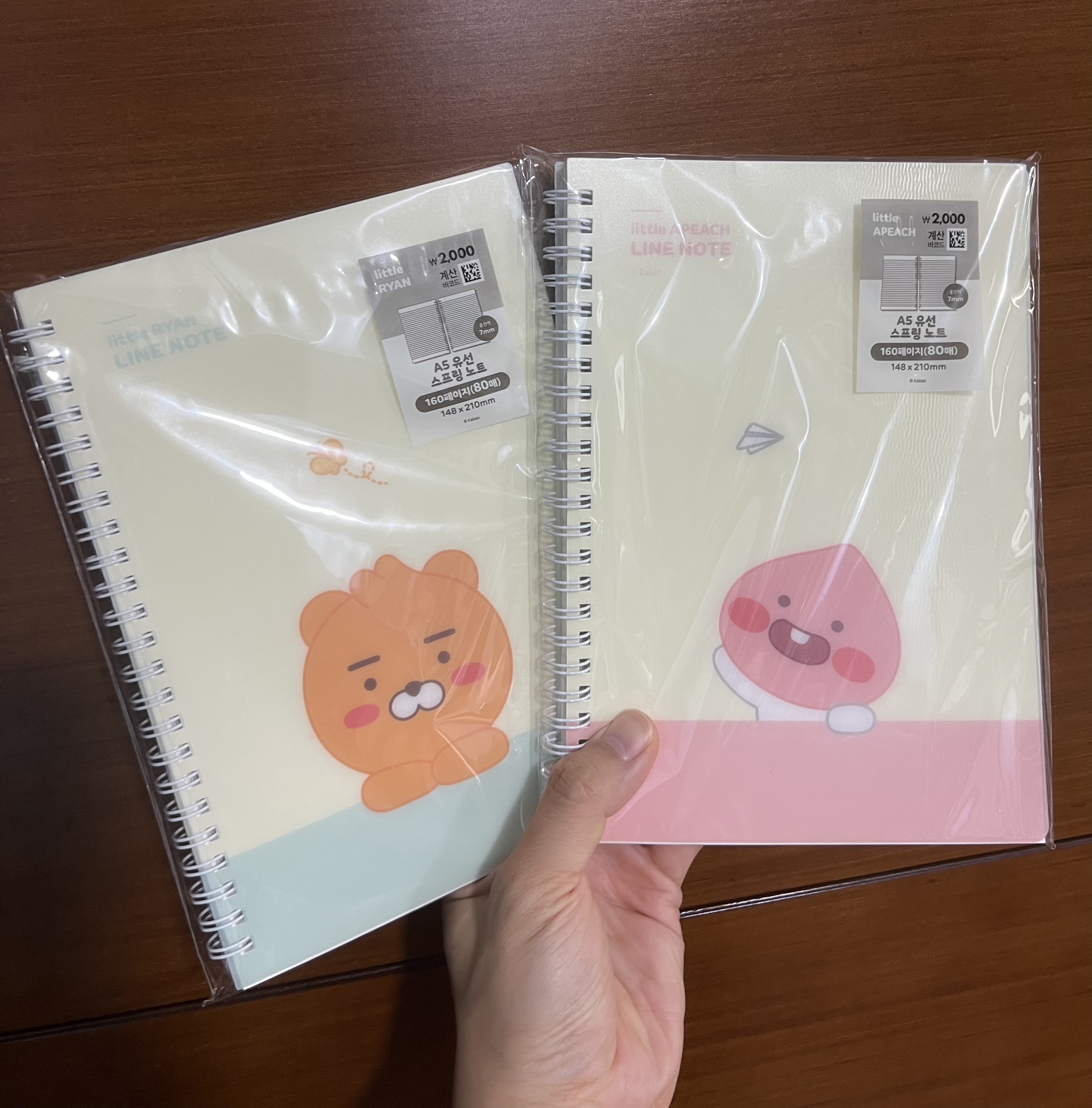 💟現貨💟🇰🇷韓國Kakao Friends A5 單行簿