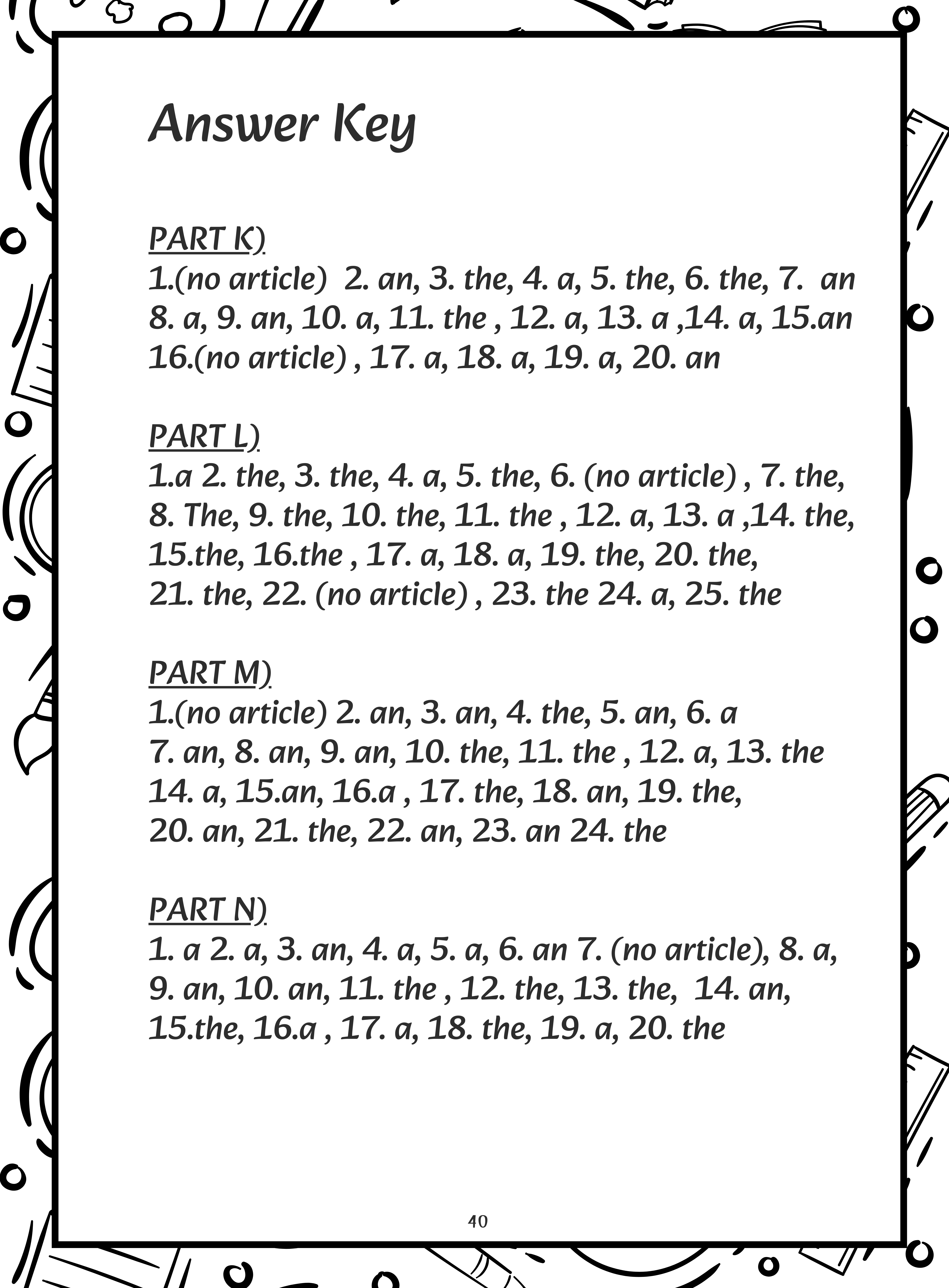Grammar Focus-Articles
