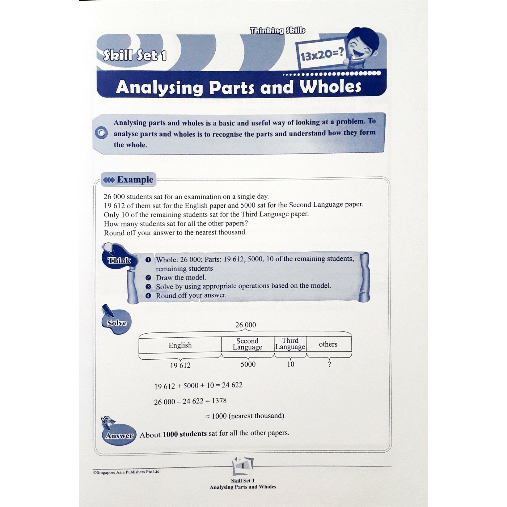 SAP Mathematics Thinking Skills & Heuristics Primary 4