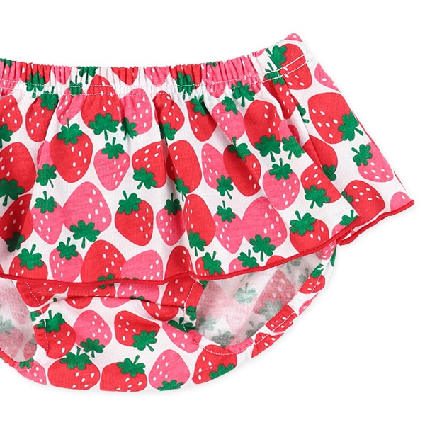 🇯🇵預訂 日本直送🇯🇵吊帶草莓印花分體泳衣