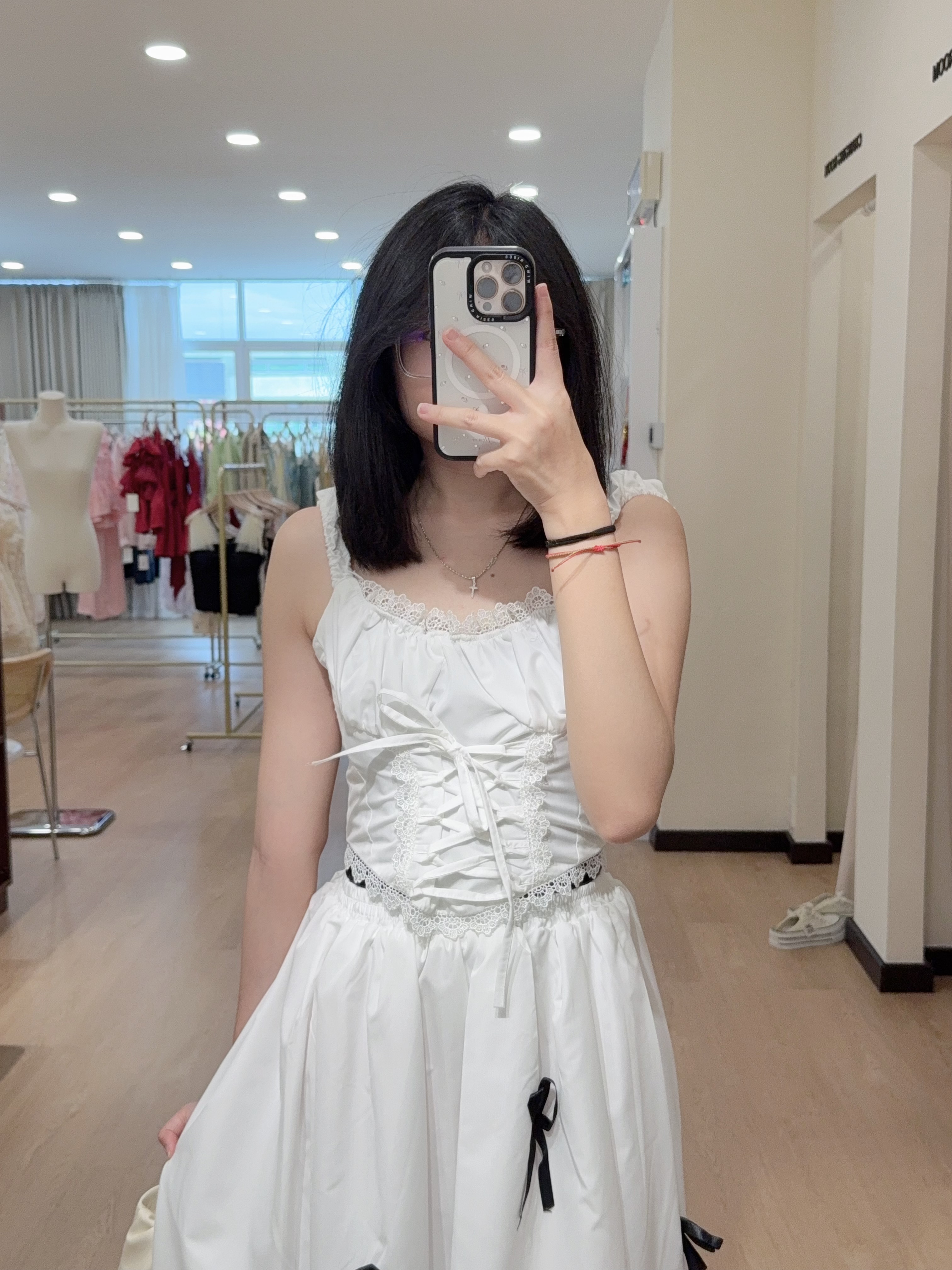 368泡泡袖两件套