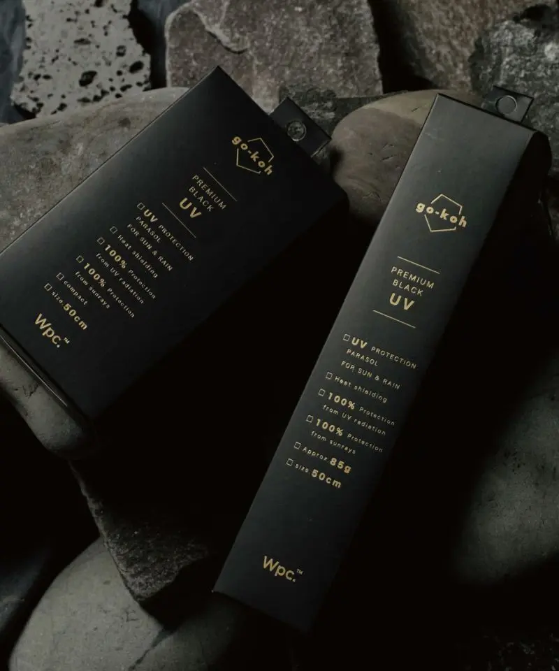 現貨🌸日本直送 |Wpc. - go-koh超輕量92g縮骨遮雨傘/100%完全遮光摺疊傘/晴雨兼用雨具[50cm]UPF50+