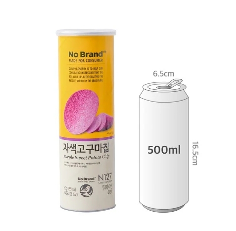 No Brand 紫薯片 160克 x 2罐裝