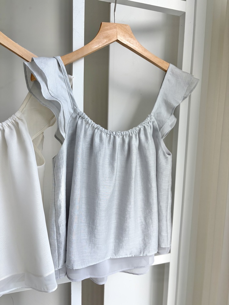 Luna Flutter Top (Mint)