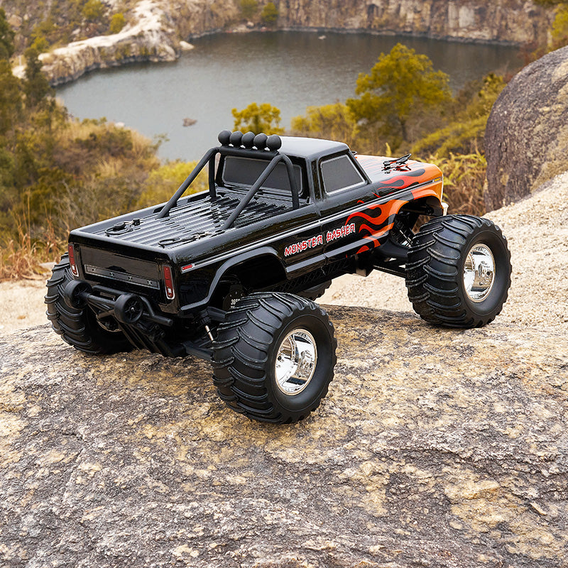 全新 FMS 1/10 Ford F100 Monster Truck | 無刷大腳車 | 2WD 後驅 | 福特授權 | 無刷 | 火焰黑色