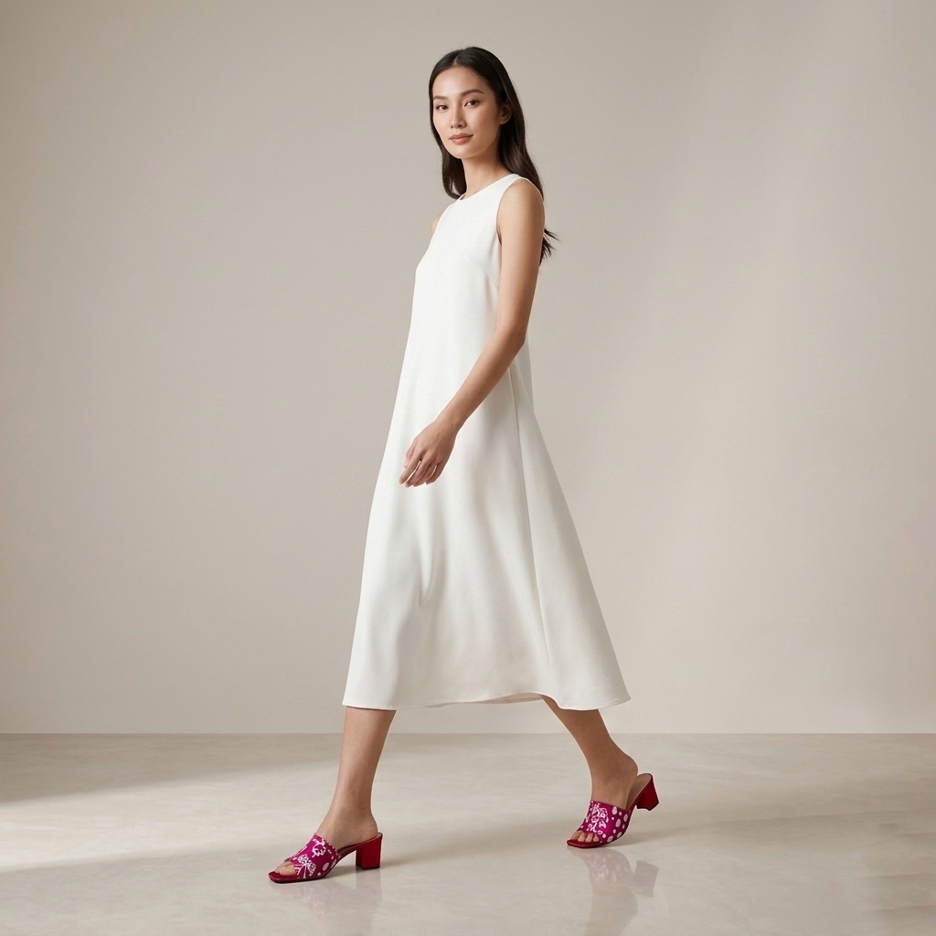 1040 - Serene Batik Heels