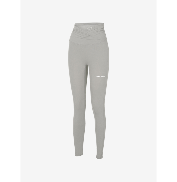 【V Shape 摺摺‧勁受歡迎】PT467 El-flex Cross Shirring Leggings by Grandeline 13色