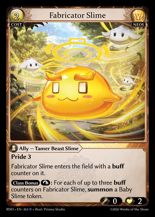 Fabricator Slime / RDO-363 (R) | Fast Cure TCG