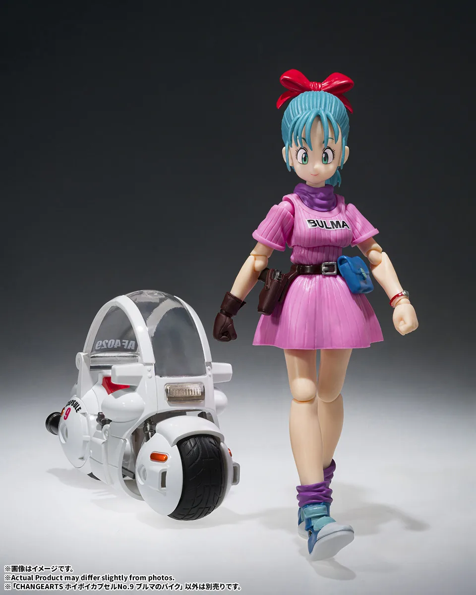 (預訂訂金 $92) (總價 $92) Bandai CHANGEARTS 龍珠Z 萬能膠囊 No.9 莊子電單車 (行版) Dragon Ball Z Bulma Motorcycle