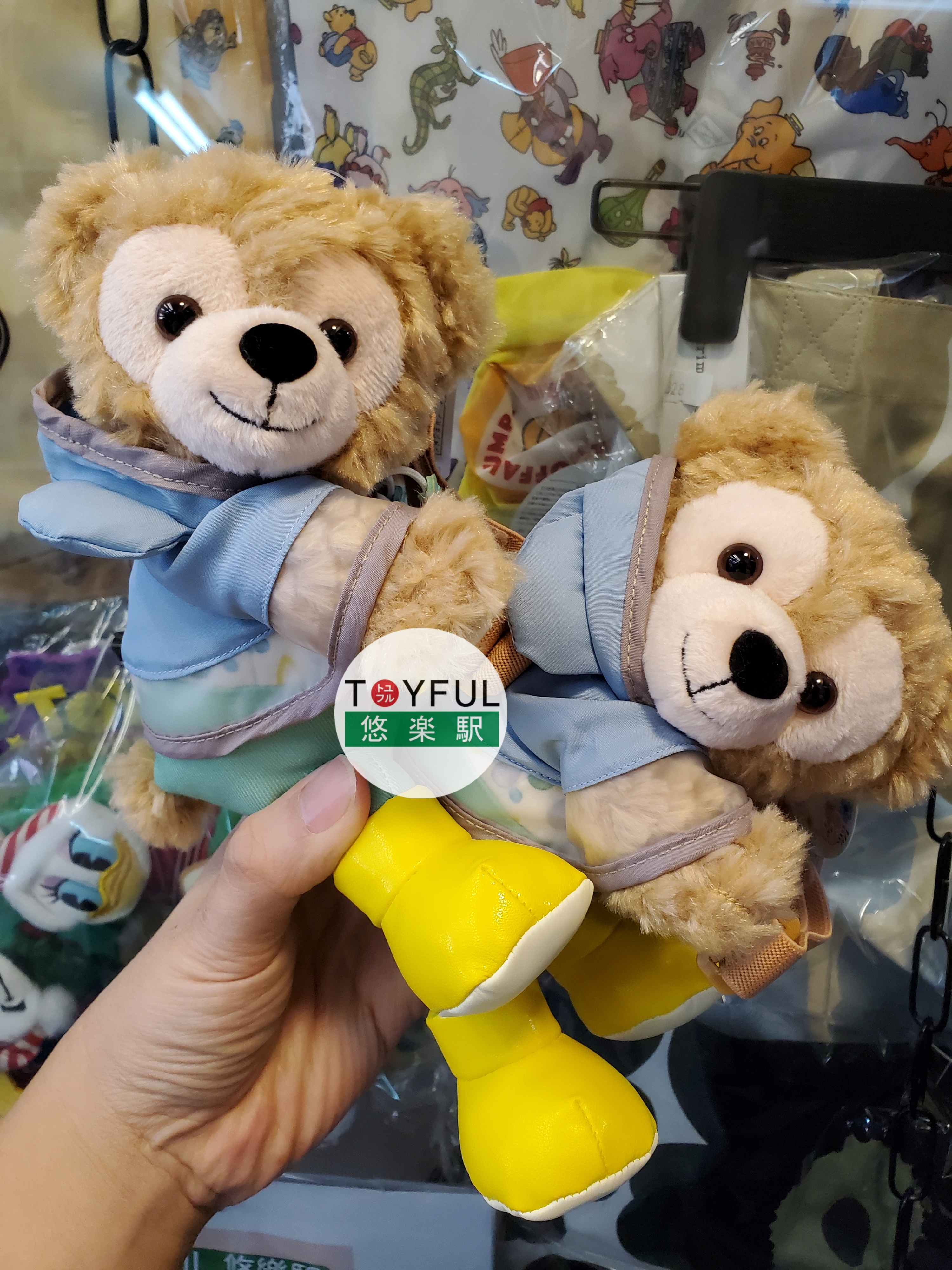 [現貨] [東京迪士尼] Beautiful Rainy Day|毛公仔窗簾掛件 {TF220506D}