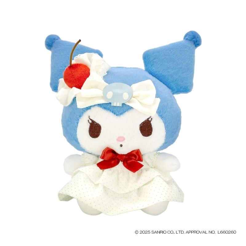 🌸 【預訂】Kuromi 公仔 - Sky Blue Cherry Cake